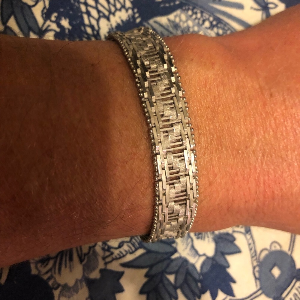 Vintage Riccio Sterling Silver Milor Italian Bracelet